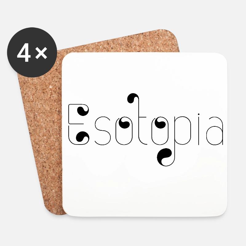Esotopia - Coasters (set of 4) - white