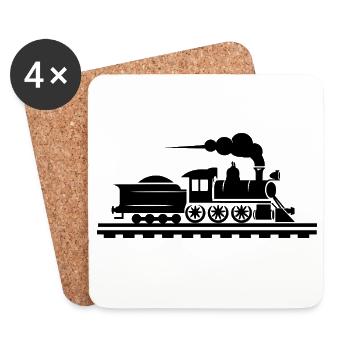 Railway Graphic - Coasters (set of 4) - white - Front