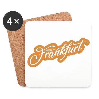Francfort - parce que c’est votre ville ! - Dessous de verre (lot de 4) - blanc - Devant