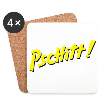 Lemon Spray - Coasters (set of 4) - white - Front