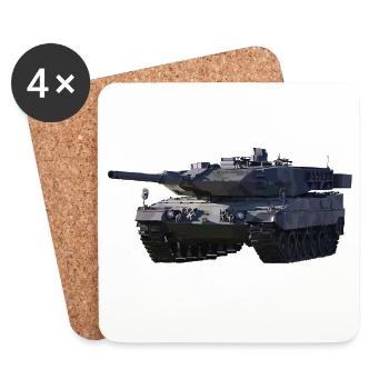 Tank - Coasters (set of 4) - white - Front