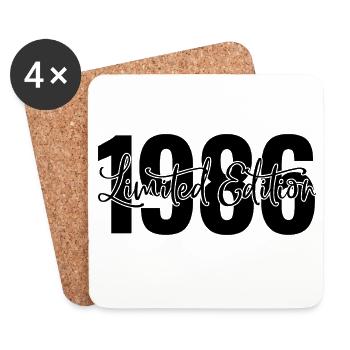 Edition limitée 1986 - Dessous de verre (lot de 4) - blanc - Devant