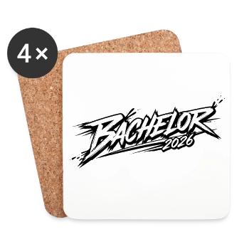 Bachelor 2026 - Coasters (set of 4) - white - Front