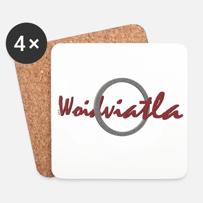 Woidviatla Ring - Coasters (set of 4) - white