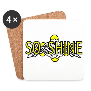 So_Shine - Untersetzer (4er-Set) - Weiß - Vorne