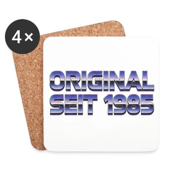 Original since 1985 - Coasters (set of 4) - white - Front