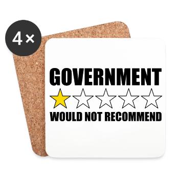 The government would not recommend it. Anti-Direction - Coasters (set of 4) - white - Front