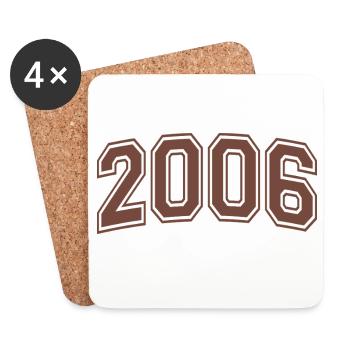 Retro Adventure 20 Year Old Twenties Gift 2006 - Coasters (set of 4) - white - Front