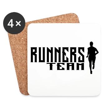 Runners Team - Coasters (set of 4) - white - Front