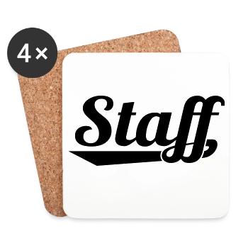 2541614 127337063 STAFF - Coasters (set of 4) - white - Front