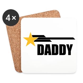 Daddy - Coasters (set of 4) - white - Front