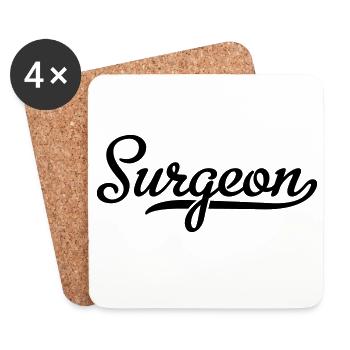 Surgeon - Coasters (set of 4) - white - Front