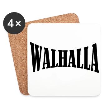 Valhalla Viking Viking Shirt - Coasters (set of 4) - white - Front