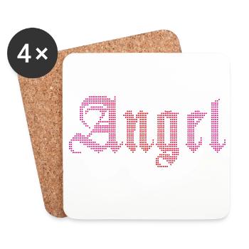 Angel - Coasters (set of 4) - white - Front
