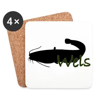 Wels - Untersetzer (4er-Set) - Weiß - Vorne