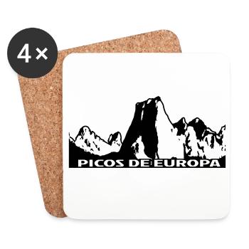 PICOS DE EUROPA - Dessous de verre (lot de 4) - blanc - Devant