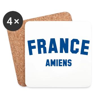 AMIENS France Frankreich - Dessous de verre (lot de 4) - blanc - Devant
