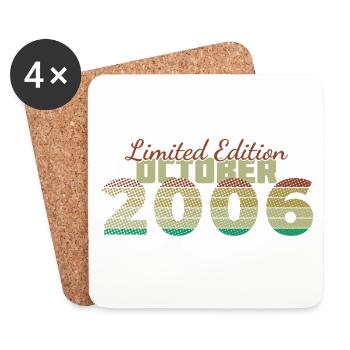 18e anniversaire Édition Limitée (SCR) 10/2006 - Dessous de verre (lot de 4) - blanc - Devant