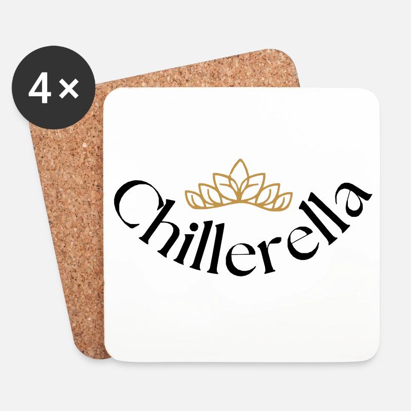 Chillerella - Untersetzer (4er-Set) - Weiß