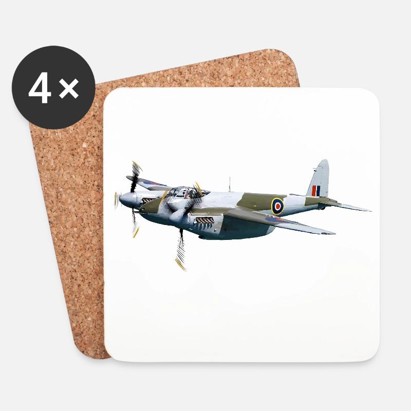 Mosquito - Untersetzer (4er-Set) - Weiß