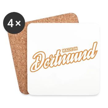 Dortmund - parce que c’est votre ville ! - Dessous de verre (lot de 4) - blanc - Devant
