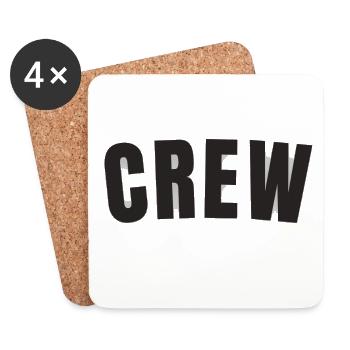 Crew - Untersetzer (4er-Set) - Weiß - Vorne