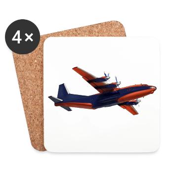 An-12 - Untersetzer (4er-Set) - Weiß - Vorne