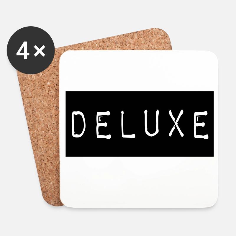 deluxe_2 - Dessous de verre (lot de 4) - blanc