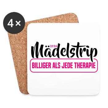 Girl Trip 2026 Gir des filles Strip des filles Strip des filles - Dessous de verre (lot de 4) - blanc - Devant