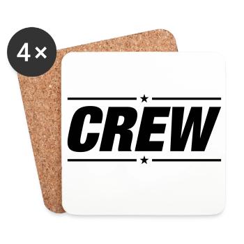 Crew - Untersetzer (4er-Set) - Weiß - Vorne