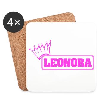 Alpinisme Leonora - Dessous de verre (lot de 4) - blanc - Devant