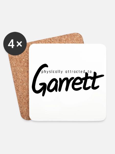 physically attracted to Garrett - Untersetzer (4er-Set) - Weiß
