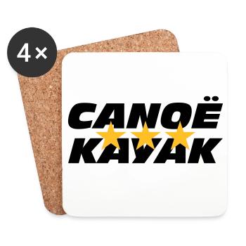 Canoë Kayak - Dessous de verre (lot de 4) - blanc - Devant