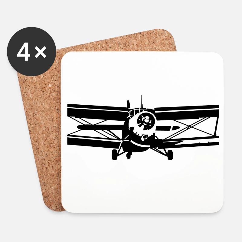 Antonov 2 - Untersetzer (4er-Set) - Weiß