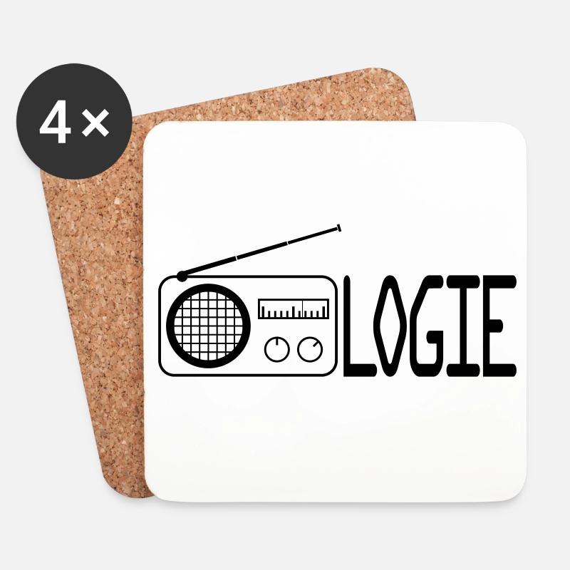 Radiologie - Untersetzer (4er-Set) - Weiß