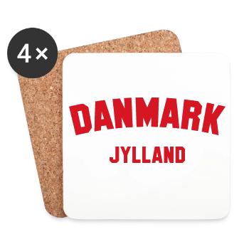 JYLLAND Danemark Dänemark - Dessous de verre (lot de 4) - blanc - Devant