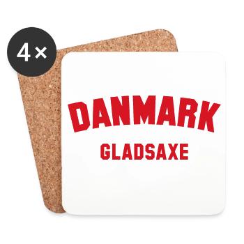 GLADSAXE Danmark Denmark - Coasters (set of 4) - white - Front