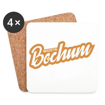 Bochum - parce que c’est votre ville ! - Dessous de verre (lot de 4) - blanc - Devant
