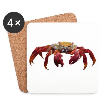 Crab - Coasters (set of 4) - white - Front
