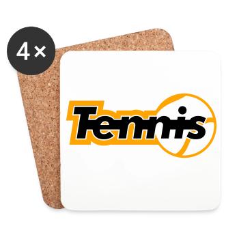 Tennis - Coasters (set of 4) - white - Front