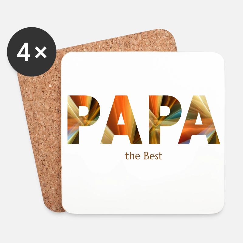 Dad - my anchor - Coasters (set of 4) - white