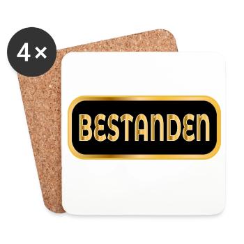Congratulations driver's license passed - Coasters (set of 4) - white - Front