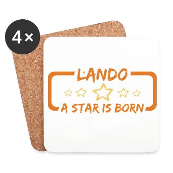 Lando as Lando - Coasters (set of 4) - white - Front
