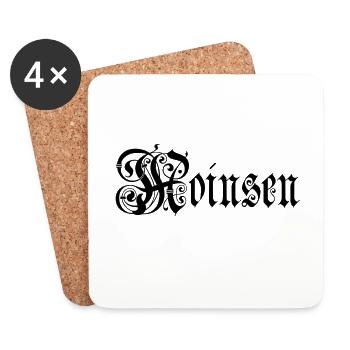 Moinsen ! – L’original pour la vraie Aurores Boréales - Dessous de verre (lot de 4) - blanc - Devant