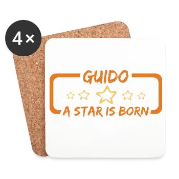 Gift Guido - Dessous de verre (lot de 4) - blanc - Devant