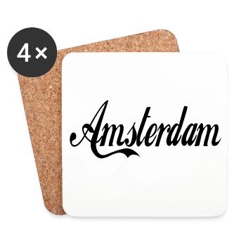 Amsterdam - Coasters (set of 4) - white - Front