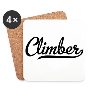 6061912 127796595 climber - Untersetzer (4er-Set) - Weiß - Vorne