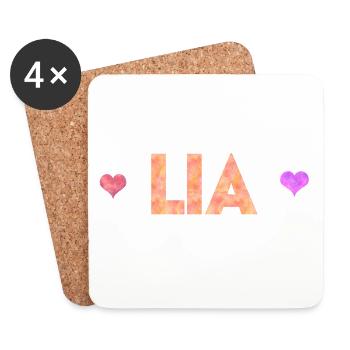 Lia - Untersetzer (4er-Set) - Weiß - Vorne