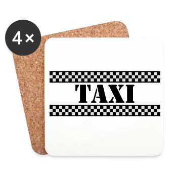 NY Taxi - Coasters (set of 4) - white - Front