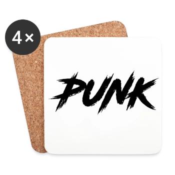 PUNK - Coasters (set of 4) - white - Front